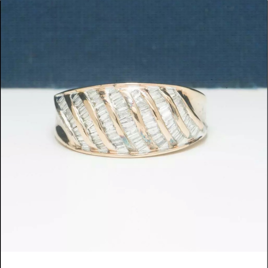 Channel Set Baguette 106 Ct Natural Diamond